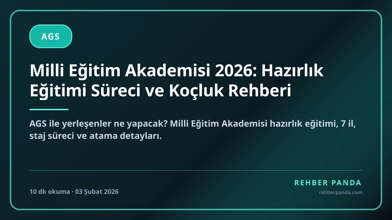 Milli Eğitim Akademisi 2026: Hazırlık Eğitimi Süreci ve Koçluk Rehberi