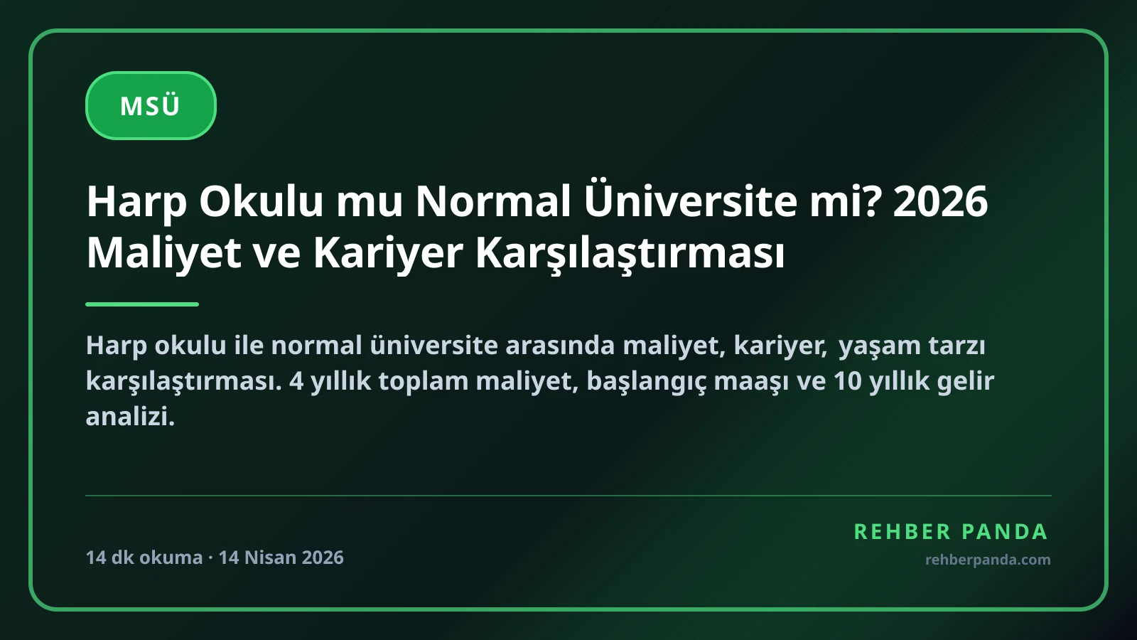 Harp Okulu mu Normal Üniversite mi? 2026 Maliyet ve Kariyer Karşılaştırması