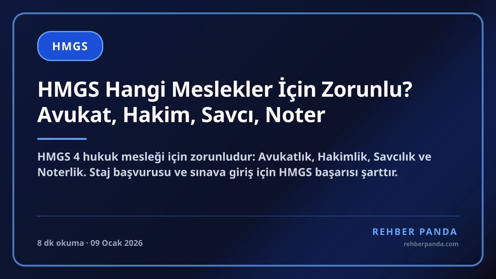 HMGS Hangi Meslekler İçin Zorunlu? Avukat, Hakim, Savcı, Noter