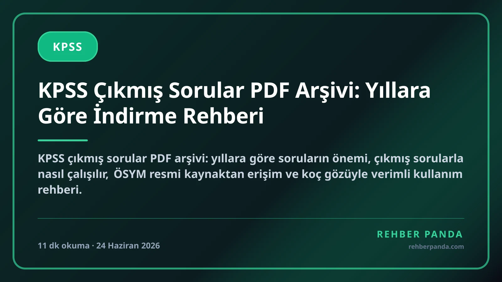 KPSS Çıkmış Sorular PDF Arşivi: Yıllara Göre İndirme Rehberi